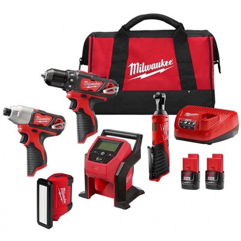 Milwaukee M12 5-Tool Combo Kit