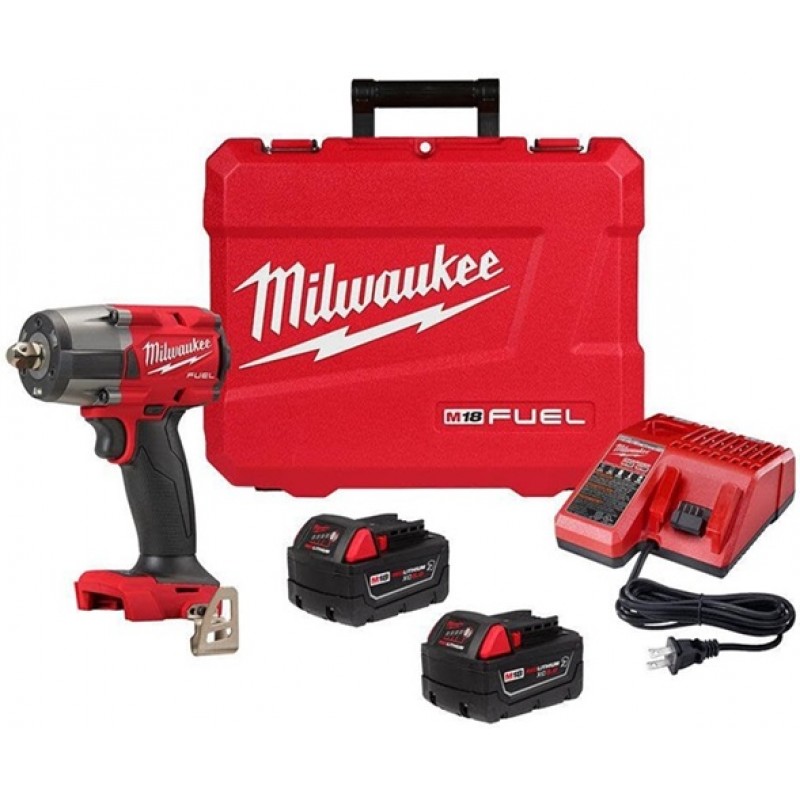 Milwaukee M18 FUEL 1/2inch Mid-Torque Impact Wrench with Pin Detent Kit