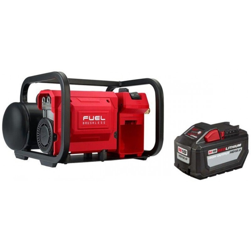 Milwaukee M18 FUEL 2 Gallon Air Compressor with M18 12.0Ah Battery Pack