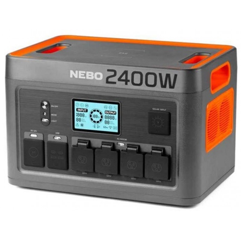 Nebo Pinnacle 2400 1843Wh 12-Way Charging Power Station