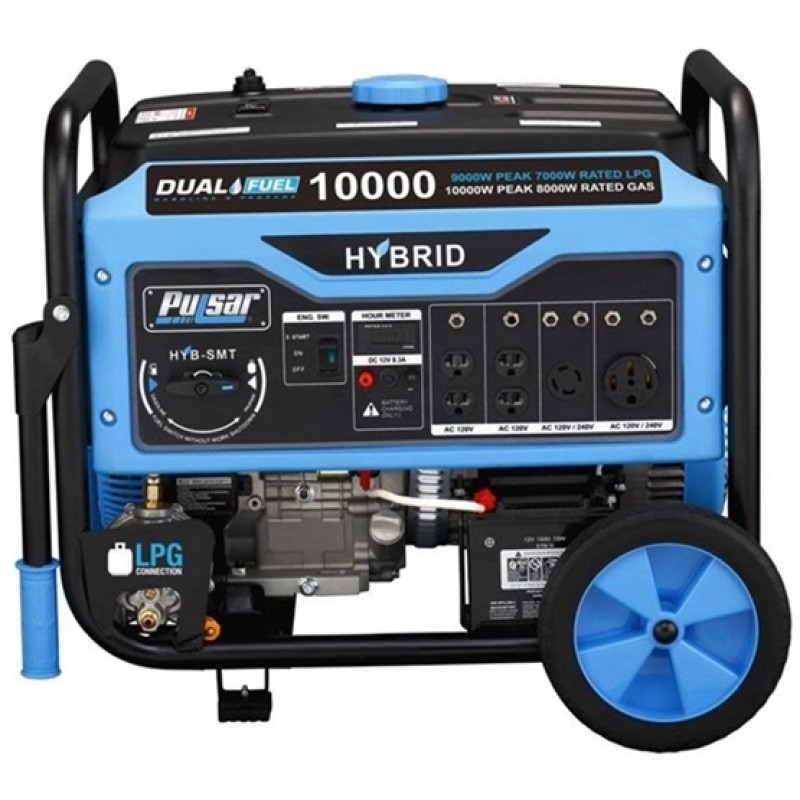 Pulsar Products 10000 Watt Dual Fuel Generator