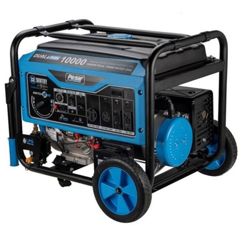 Pulsar Products 10000 Watt Dual Fuel Generator with Remote Start