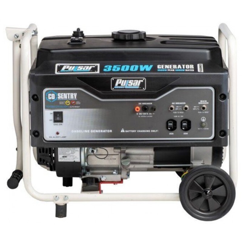 Pulsar Products 3500 Watt Gas Generator with Mobility Kit