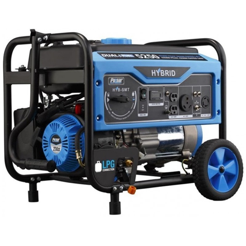 Pulsar Products 5250 Watt Dual Fuel Portable Generator