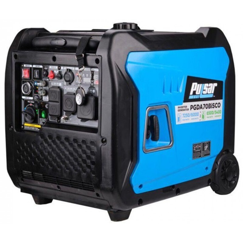 Pulsar Products Inverter Generator with Remote Start Dual Fuel 7250 Watt