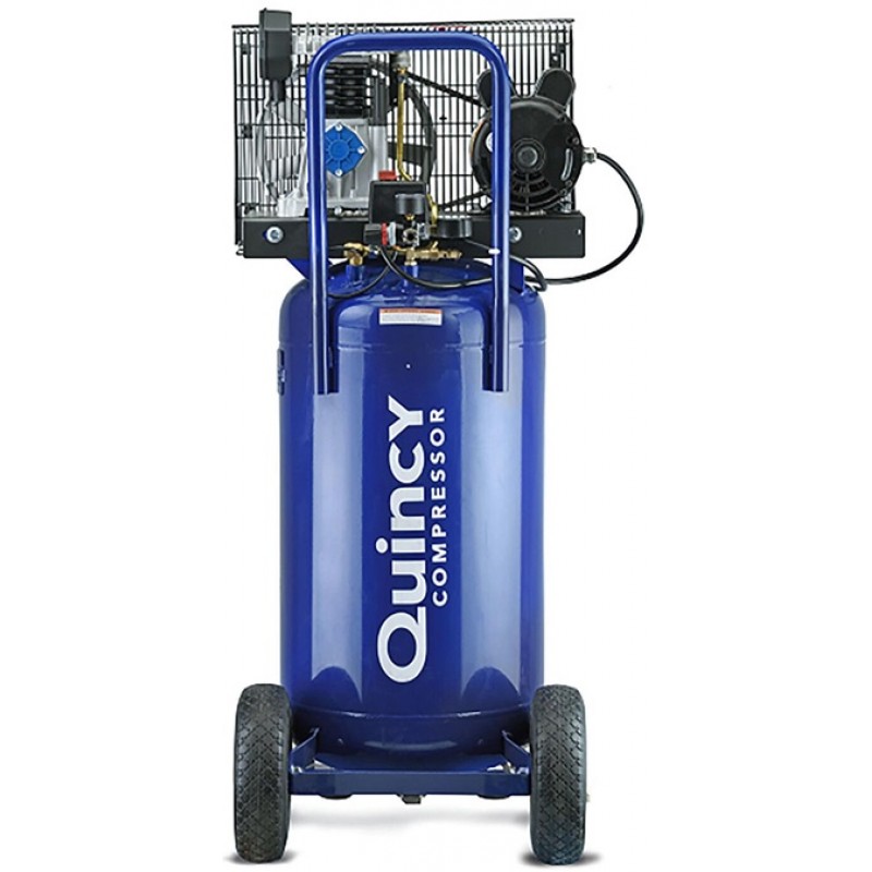 Quincy Electric Air Compressor 2HP 24 Gallon Vertical 7 CFM