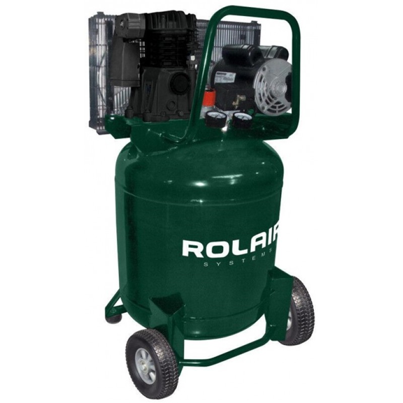 Rolair 29 Gallon 2HP 6.2 CFM Electric Wheeled Portable Air Compressor