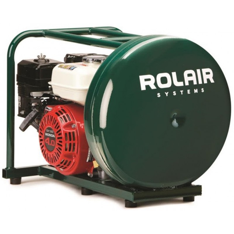 Rolair 4 HP Honda 4.6 CFM@90PSI 4.5 Gall Vertical Pancake Tank Compressor