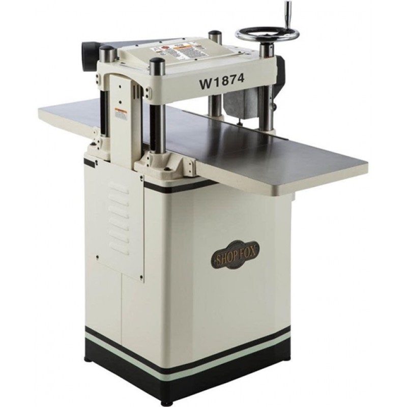 Shop Fox 230V 3HP 15in Fixed Table Planer with Helical Cutterhead