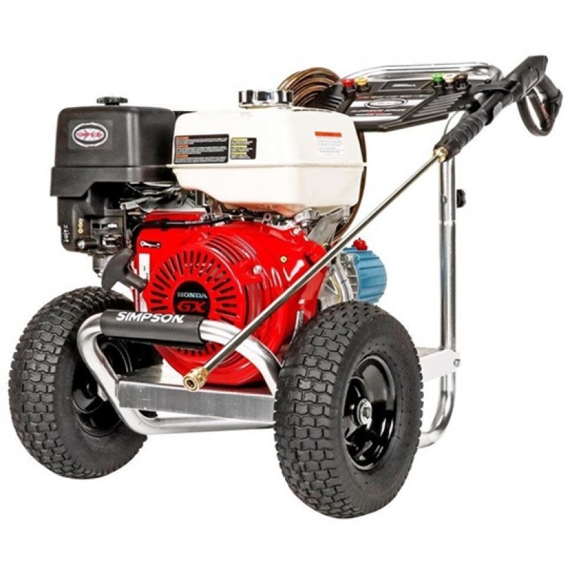 Simpson Aluminum 4200 PSI at 4.0 GPM HONDA GX390 with CAT Triplex Plunger Pump Cold Water Professional Gas Pressure Washer (49-State)