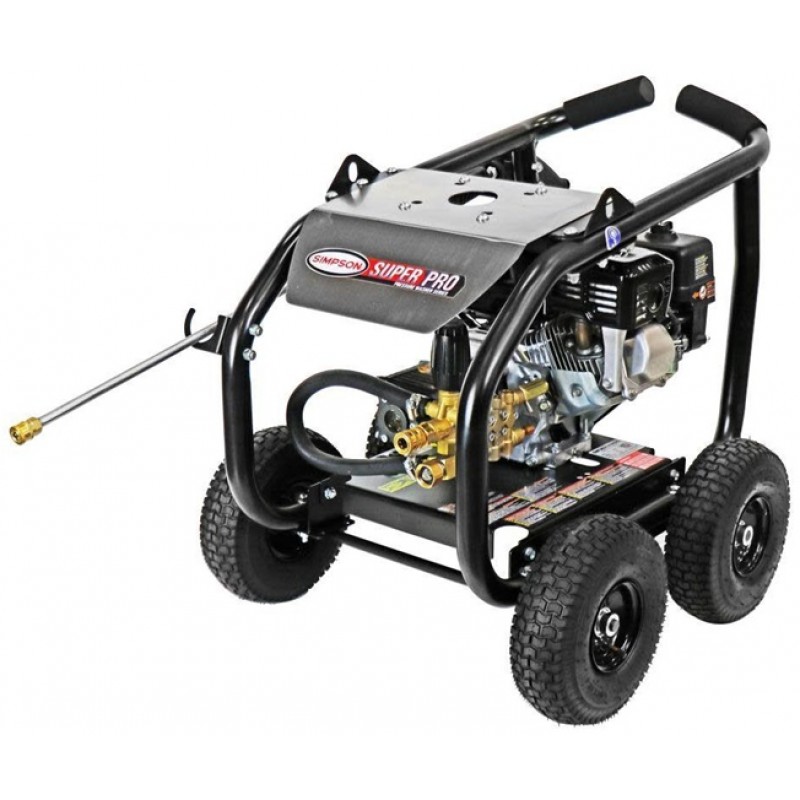 Simpson SuperPro Roll Cage Cold Water Professional Gas Pressure Washer 3600 PSI