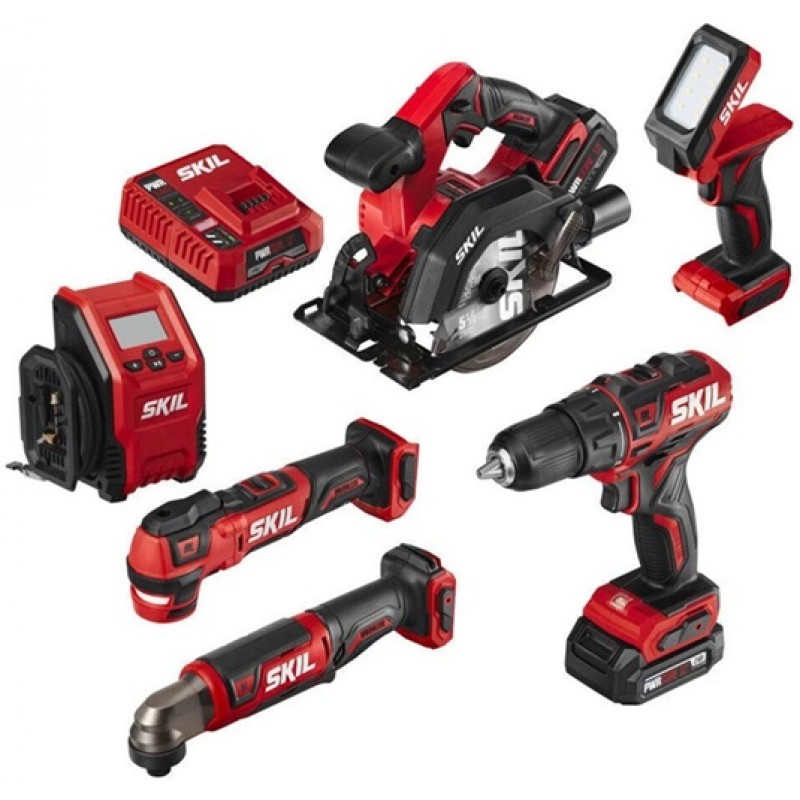 SKIL PWRCORE 12 Brushless 6 Tool Combo Kit