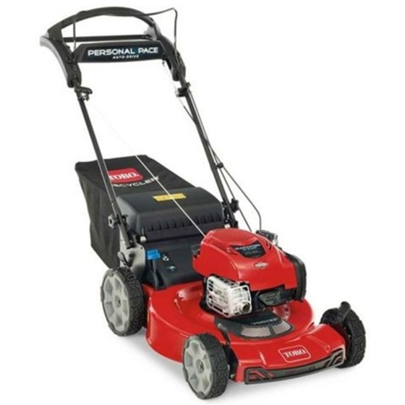 Toro Personal Pace Auto Drive Lawn Mower with Bagger 22in