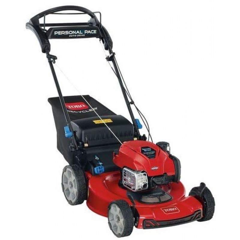 Toro SMARTSTOW Personal Pace Auto Drive Lawn Mower with Bagger 22in