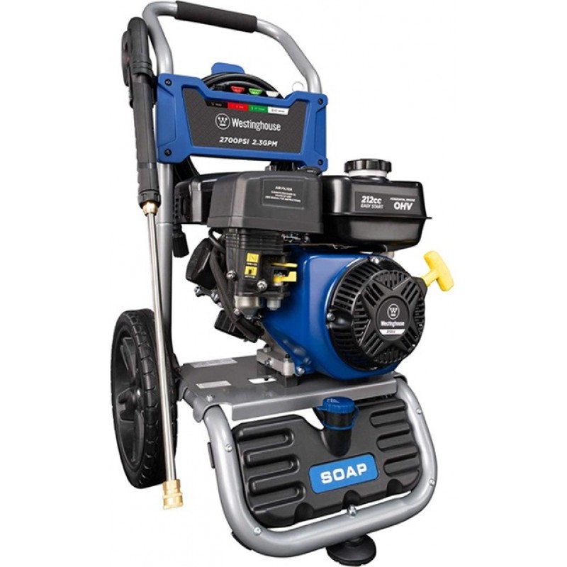 Westinghouse Outdoor Power 2700 PSI 2.3 GPM Gas Powered Cam Pump Pressure Washer with Quick Connect Tips