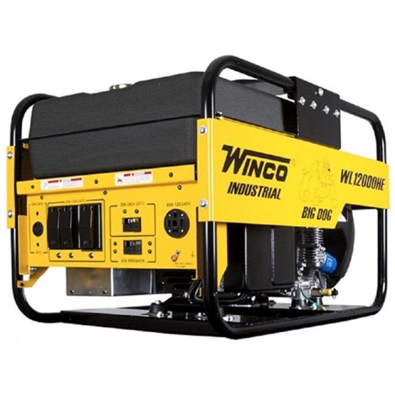 Winco 12kW 120/240V 1Ph Industrial Portable Generator