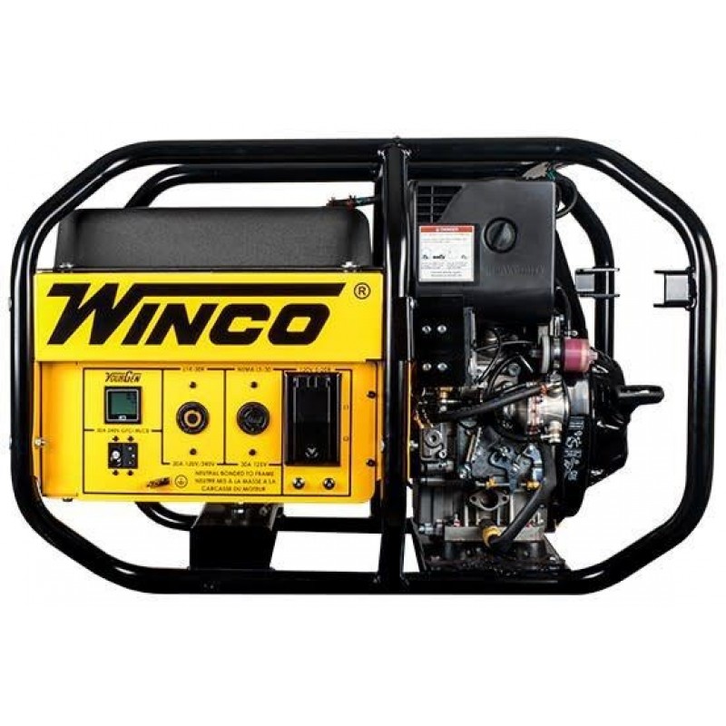 Winco 5000W 440 cc Kohler Diesel Engine Powered Portable Generator