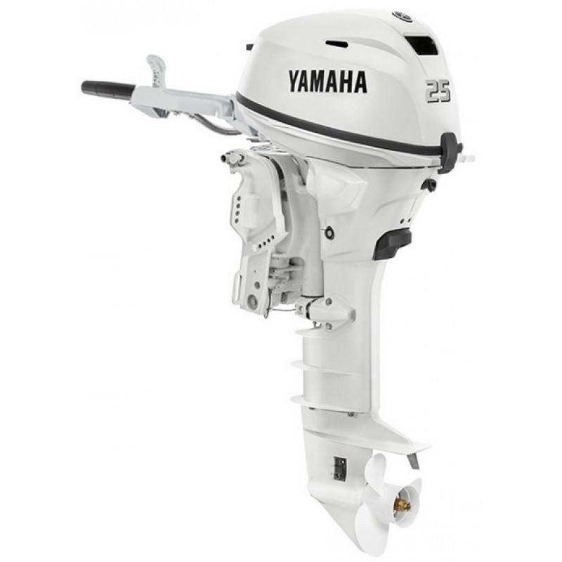 Yamaha F25LWTHC2 25hp Outboard - White